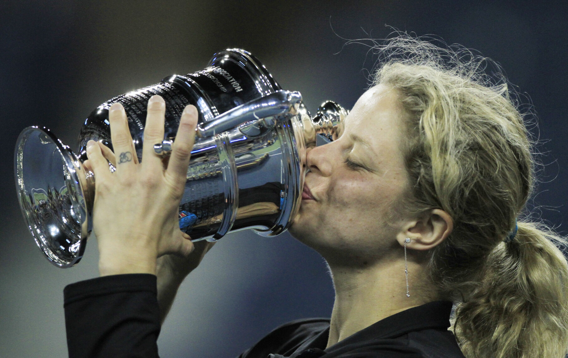 2010: Kim Clijsters wins a second consecutive U.S. Open championship